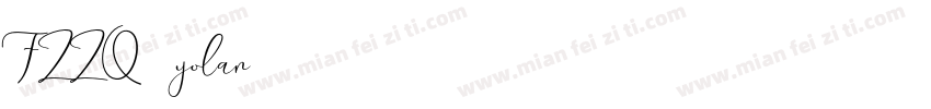 FZZQ - yolan字体转换